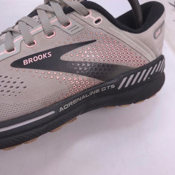 Brooks Adrenaline GTS 22 Athletic Running Shoe Womens Size 9.5 1203531B035 Gray - Picture 8 of 10